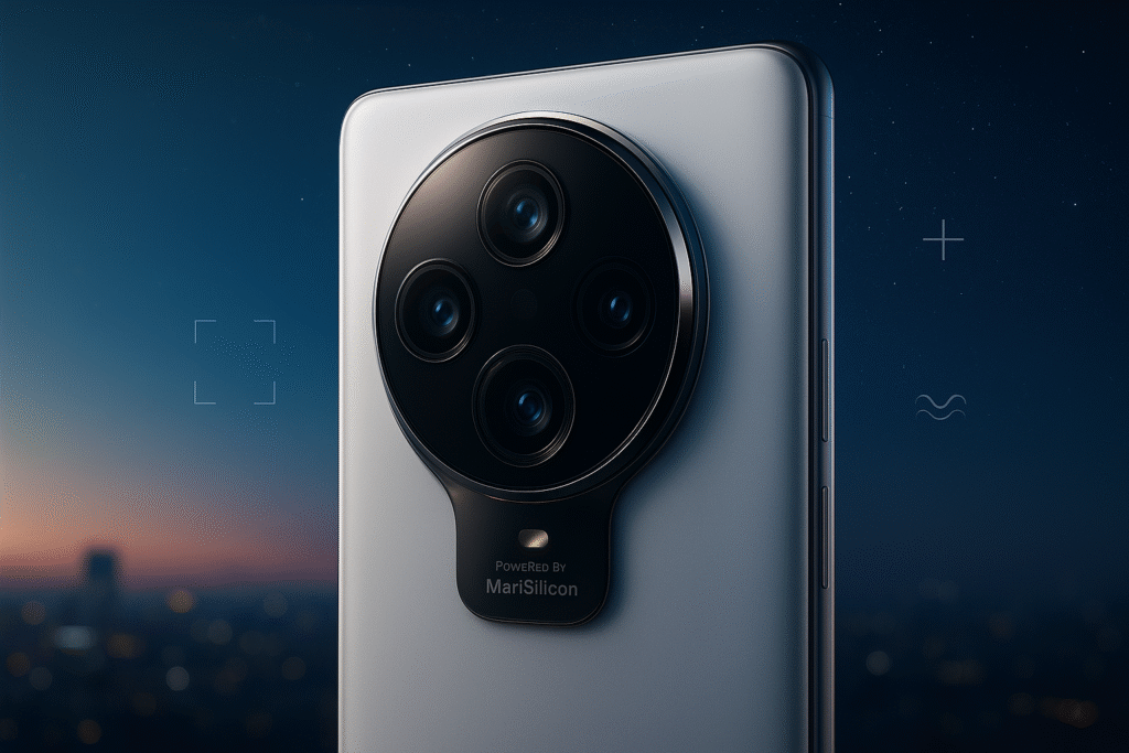 Oppo Find X6 Pro camera system with triple-lens design showcasing wide, ultra-wide, and telephoto sensors.