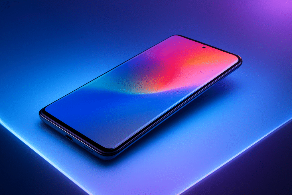 Oppo Find X6 Pro feature image showing its sleek curved AMOLED display on a futuristic glowing surface.